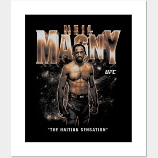 Neil Magny Retro Bitmap Posters and Art